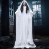 imageJOYIN 67quot Halloween Decorations Outdoor Life Size Bride Decor White Ghost Haunted House Props with Creepy Sound for Garden Yard Lawn