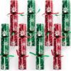 imageJOYIN 8 Pack Christmas Party Favor NonSnap Red ampamp Green Snowflake Design Party Table Favors with Holiday Party Favor Supplies for Kids and Adults Christmas Parties Dinners ampamp HolidaysRedGreen Snowflakes