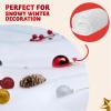 imageJOYIN Christmas Snow Blanket Roll 3x8 Ft2 Pcs for Christmas Decoration Village Displays Under The Xmas Tree Thick White Soft and Fake Snow Cover for Holiday Decor and Winter Displays3 Ftx8 Ft
