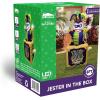 imageJOIEDOMI Mardi Gras Animated Inflatable Yard Decoration 4 FT Jester in The Box with Buildin LEDs Blow Up Inflatables for Party Indoor Outdoor Yard Garden Lawn Decor