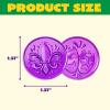imageJOYIN 210 PCS Mardi Gras Coins Green Purple Gold Plastic Coins Mardi Gras Decorations for Party Favors Supplies Costume Accessories Mardi Gras Masquerade Accessories