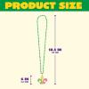 imageJOYIN 24 Pcs Mardi Gras Bead Necklaces with Pendant 6 Designs Mardi Gras Necklaces Gold Green Purple Beads Necklace Dress Up Costumes for Mardi Gras Party Decorations Supplies