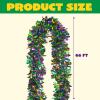 imageJOYIN 4 Pcs Mardi Gras Tinsel Garland 66 Ft Gold Green Purple Metallic Streamers for Sparkling Glittering Hanging Decorations Indoor Outdoor Mardi Gras Party Decorations Carnival Accessories