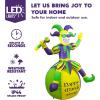 imageJoiedomi 6 FT Tall Jester On Ball Mardi Gras Inflatable Yard Decoration Blow Up Yard Inflatable Decor for Garden Lawn Indoor Holiday Party Supplies