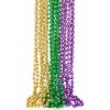 imageJOYIN 12 PCS Mardi Gras Beads Necklace Green Purple Gold Metallic Mardi Gras Decorations Necklace Beads Mardi Gras Accessories Throws Beads Bulk for Mardi Gra Party FavorPurple Green Gold