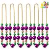 imageJOYIN 3 Pcs Mardi Gras Jumbo Bead Necklaces 44 Gold Green Purple Necklaces Beads for Mardi Gras Parade Decorations Party Favors Supplies Costume Outfit Accessories