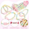 imageSYNCFUN 24PCS Candy Bracelets Valentines Day Color Individually Wrapped Snacks Tiny Classroom Exchange Gift for Kids Party Favor Holiday Reward PrizesCandy