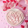 imageSYNCFUN 24PCS Candy Bracelets Valentines Day Color Individually Wrapped Snacks Tiny Classroom Exchange Gift for Kids Party Favor Holiday Reward PrizesPink and White Candy Bracelets
