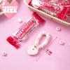 imageSYNCFUN 24PCS Candy Bracelets Valentines Day Color Individually Wrapped Snacks Tiny Classroom Exchange Gift for Kids Party Favor Holiday Reward PrizesPink and White Candy Bracelets