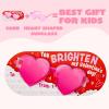 imageJOYIN 12 Packs Valentines Day Plum Pink and Red Heart Shaped Sunglasses Classroom Exchange Gift for Kids Classroom Holiday Prizes Sunglasses for Women and Girl Party Favor Holiday RewardMulti Color Glasses With Cards