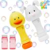 imageJOYIN 2 Packs Duck Bunny Bubble Wands with 2 Bottle of Bubble Solution 50ml for Kids amp Toddlers Outdoor Party Supplies Weddings Gifts Summer Toy Easter