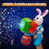 imageSloosh 2 Packs Easter Bunny Bubble Gun for Toddlers 3 Light Up Bunny Bubble Blower with 12 Refill Solution for Kids Ages 48 Birthday Party Gifts Outdoor Easter