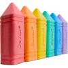 imageJOYIN 12 PCS Jumbo Sidewalk Chalk with 6 Colors Washable Sidewalk Chalk for Kids NonToxic School Supplies Outdoor Games Playground Accessories6