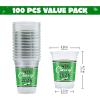imageJOYIN 100 Pcs 16oz Graduation Party Plastic Cups Blue Grad Disposable Cups for Class of 2026 Graduates PET Cup Tableware Bulk for 2026 High School College Graduation School Grad Party Supply DecorGreen