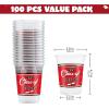 imageJOYIN 100 Pcs 16oz Graduation Party Plastic Cups Blue Grad Disposable Cups for Class of 2026 Graduates PET Cup Tableware Bulk for 2026 High School College Graduation School Grad Party Supply DecorRed