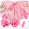 imageJOYIN 120 PCS Valentine Heart Shaped Pink Straws Reusable Drinking Cute Straw for Valentines day Cocktail Birthday Party Bridal Shower Wedding Supplies Valentine PartyPink