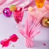 imageJOYIN 120 PCS Valentine Heart Shaped Pink Straws Reusable Drinking Cute Straw for Valentines day Cocktail Birthday Party Bridal Shower Wedding Supplies Valentine PartyPink