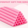 imageJOYIN 120 PCS Valentine Heart Shaped Pink Straws Reusable Drinking Cute Straw for Valentines day Cocktail Birthday Party Bridal Shower Wedding Supplies Valentine PartyPink