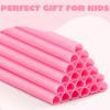 imageJOYIN 120 PCS Valentine Heart Shaped Pink Straws Reusable Drinking Cute Straw for Valentines day Cocktail Birthday Party Bridal Shower Wedding Supplies Valentine PartyPink
