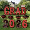 imageJOYIN 14 Pcs Graduation Yard Signs Class of 2026 Black amp Gold Congrats Grad Lawn Stakes with 28 Stakes for 2026 Graduation Party Decorations Outdoor College High School Party SuppliesRed