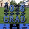 imageJOYIN 14 Pcs Graduation Yard Signs Class of 2026 Black amp Gold Congrats Grad Lawn Stakes with 28 Stakes for 2026 Graduation Party Decorations Outdoor College High School Party SuppliesBlue