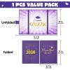 imageJOYIN 2026 Graduation Guestbook AlternativeBlue amp Silver 12 Congrats Graduation Party Decorations Class of 2026 Grad Card for High School College Grad Gift Party Guest Signing CardboardPurple