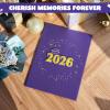 imageJOYIN 2026 Graduation Guestbook AlternativeBlue amp Silver 12 Congrats Graduation Party Decorations Class of 2026 Grad Card for High School College Grad Gift Party Guest Signing CardboardPurple