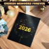 imageJOYIN 2026 Graduation Guestbook AlternativeBlue amp Silver 12 Congrats Graduation Party Decorations Class of 2026 Grad Card for High School College Grad Gift Party Guest Signing CardboardGold