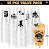 imageJOYIN 24 Pcs 16OZ Graduation Party Plastic Cups Blue 24 Designs Disposable Cups for Class of 2026 Graduates Tableware Bulk for High School College Graduation School Grad Party Supply DecorBlack