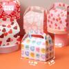 imageJOYIN 24 Pcs Valentines Day Gift Treat Boxes Cookie Boxes with Colorful Heart shaped Design for Kids Party Favor Classroom Exchange Prizes Valentines Candy Boxespink