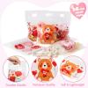 imageJOYIN 36 Pcs Valentines Day Cellophane Gift BagCandy Treat BagsGoodie Bags with 6 Themed Designs for Kids Party Favors Classroom Exchange Prizes Valentines Cookie BagsPink