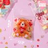 imageJOYIN 36 Pcs Valentines Day Cellophane Gift BagCandy Treat BagsGoodie Bags with 6 Themed Designs for Kids Party Favors Classroom Exchange Prizes Valentines Cookie BagsPink