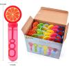 imageSloosh 24 Pack Fruits Mini Bubble Wands 1 oz for Kids Summer Bubble Fun Activity Easter Themed Birthday Wedding Assortment Party Favors Gift