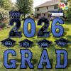 imageJOYIN 14 Pcs Graduation Yard Signs Class of 2026 Black amp Gold Congrats Grad Lawn Stakes with 28 Stakes for 2026 Graduation Party Decorations Outdoor College High School Party SuppliesBlue
