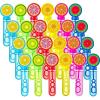 imageSloosh 24 Pack Fruits Mini Bubble Wands 1 oz for Kids Summer Bubble Fun Activity Easter Themed Birthday Wedding Assortment Party Favors Gift