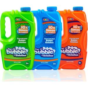 imageJOYIN 3 Packs 32 oz Bubble Concentrated Solution up to 75 Gallon Refill Solution for Bubble Machine Wand Blaster Blower