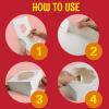image24 Pcs White Paper Baking Boxes with Stickers Christmas Cookie Pie Box Holiday Pastry Boxes in 2 Sizes 10X10X25 inch and 8X8X25 inch Valentines Day Wedding Party Favor Supplies