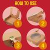 imageJOYIN 15 Pcs 10x10x25 inch Designer Kraft Bakery Boxes with Stickers Perfect for Cakes Pies Cookies Muffins Thanksgiving amp Christmas