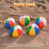 imageJOYIN 12 Packs 16 Inflatable Beach Balls Large Rainbow Beach Balls Bulk for Pool Parties Kids and Adults Summer Pool Party Toys Beach Toys Party Favors1616inch