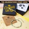 imageJOYIN Graduation Gifts 2026 for Her Graduation Bracelet with Greeting Card and Gift Box Inspirational Gifts for Women Besties High School College Classmates Suitable for 14 Years AboveLight Blue
