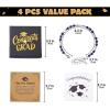 imageJOYIN Graduation Gifts 2026 for Her Graduation Bracelet with Greeting Card and Gift Box Inspirational Gifts for Women Besties High School College Classmates Suitable for 14 Years AboveDark Blue