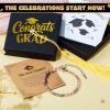 imageJOYIN Graduation Gifts 2026 for Her Graduation Bracelet with Greeting Card and Gift Box Inspirational Gifts for Women Besties High School College Classmates Suitable for 14 Years AbovePink