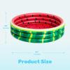 image3 Pack 45 X 10 Inflatable Kiddie Pools Watermelon amp Pineapple amp Cupcake Swimming Pool for Kids Seasonal Merriment IndoorampOutdoor Water Pool Baby Swimming Pool Pit Ball Pool