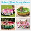 image3 Pack 45 X 10 Inflatable Kiddie Pools Watermelon amp Pineapple amp Cupcake Swimming Pool for Kids Seasonal Merriment IndoorampOutdoor Water Pool Baby Swimming Pool Pit Ball Pool