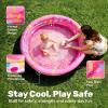 image3 Pack 45 X 10 Inflatable Kiddie Pools Watermelon amp Pineapple amp Cupcake Swimming Pool for Kids Seasonal Merriment IndoorampOutdoor Water Pool Baby Swimming Pool Pit Ball Pool