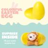 imageJOYIN 12 Pcs Prefilled Easter Eggs with Plush Toys Plastic Eggs Filled with Mini Stuffed Plush Toys Basket Stuffers for Toddlers Easter Egg Hunt Party Favors Classroom Prizes for KidsAnimal Toys