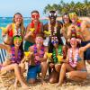 imageJOYIN 12 Pieces Luau Party Glasses and 12 Pieces Hawaiian Leis Flowers Leis Garlands Novelty Sunglasses Tropical Birthday Summer Beach Party Decoration Supplies