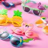 imageJOYIN 12 Pieces Luau Party Glasses and 12 Pieces Hawaiian Leis Flowers Leis Garlands Novelty Sunglasses Tropical Birthday Summer Beach Party Decoration Supplies