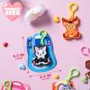 imageJOYIN 28 Packs Valentines Day Gift Cards with Pop Fidget Keychain Toys Dinosaur Stress Anxiety Relief Fidget Toys with Cards for Kids Valentines Classroom Exchange Prizes Party FavorsAnimal Pop Bubble Keychain