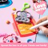 imageJOYIN 28 Packs Valentines Day Gift Cards with Pop Fidget Keychain Toys Dinosaur Stress Anxiety Relief Fidget Toys with Cards for Kids Valentines Classroom Exchange Prizes Party FavorsAnimal Pop Bubble Keychain